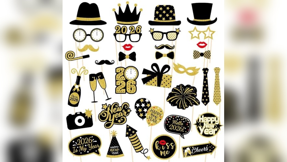 New Year Photo Booth & Content Props 2026